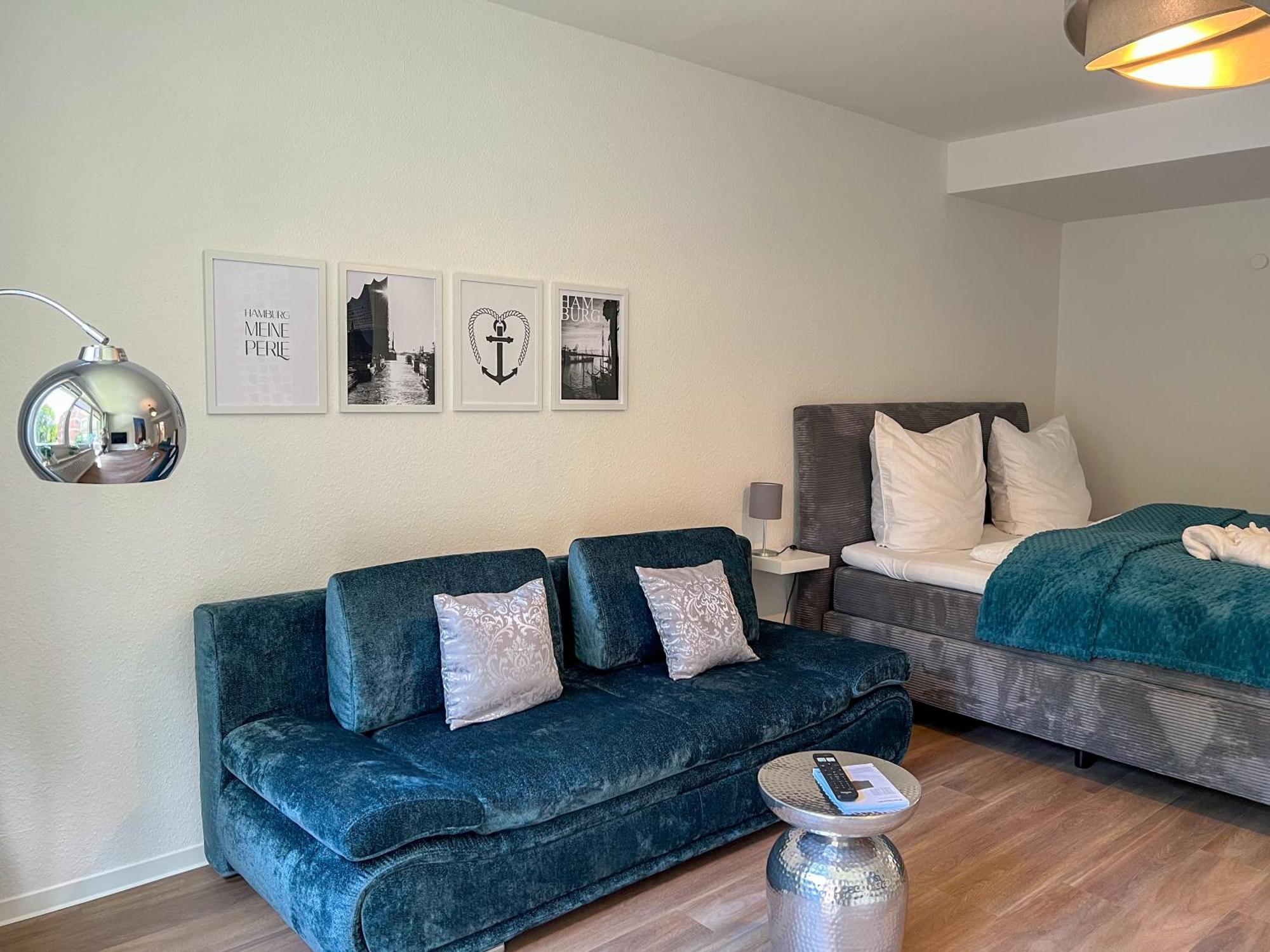 Ankerherz Appartements Bei Blankenese Hamburg Ruang foto