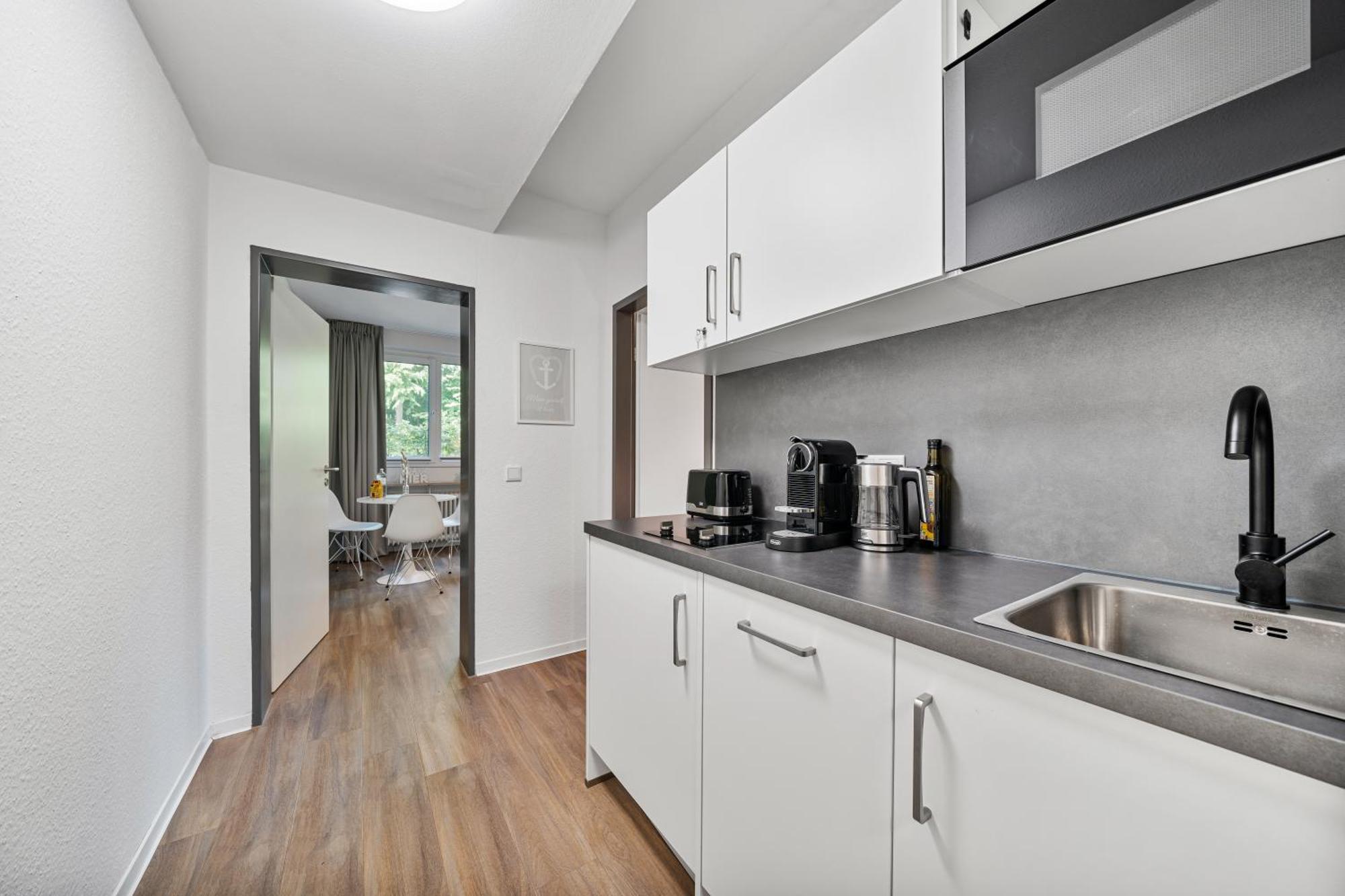 Ankerherz Appartements Bei Blankenese Hamburg Ruang foto