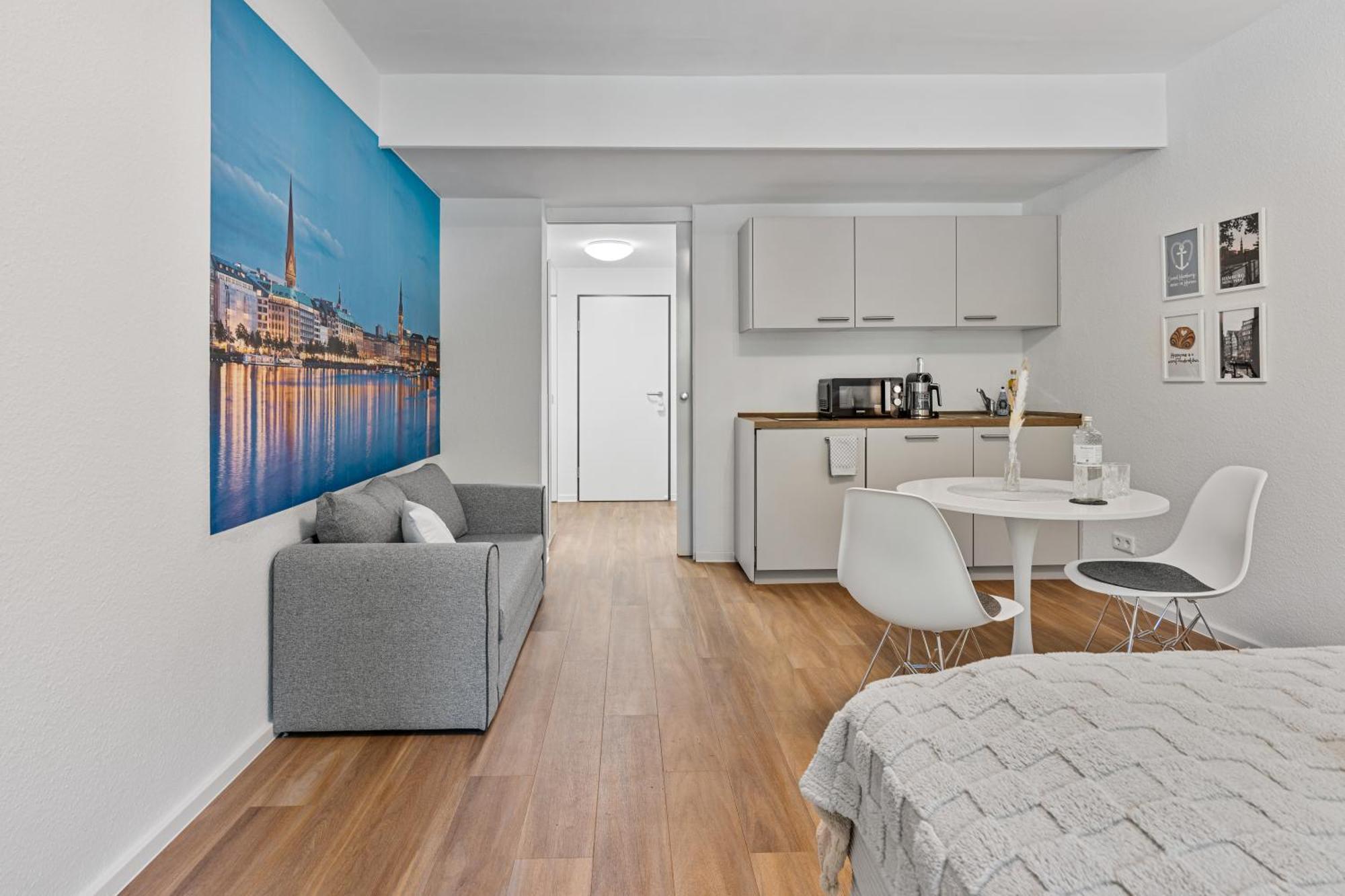 Ankerherz Appartements Bei Blankenese Hamburg Ruang foto